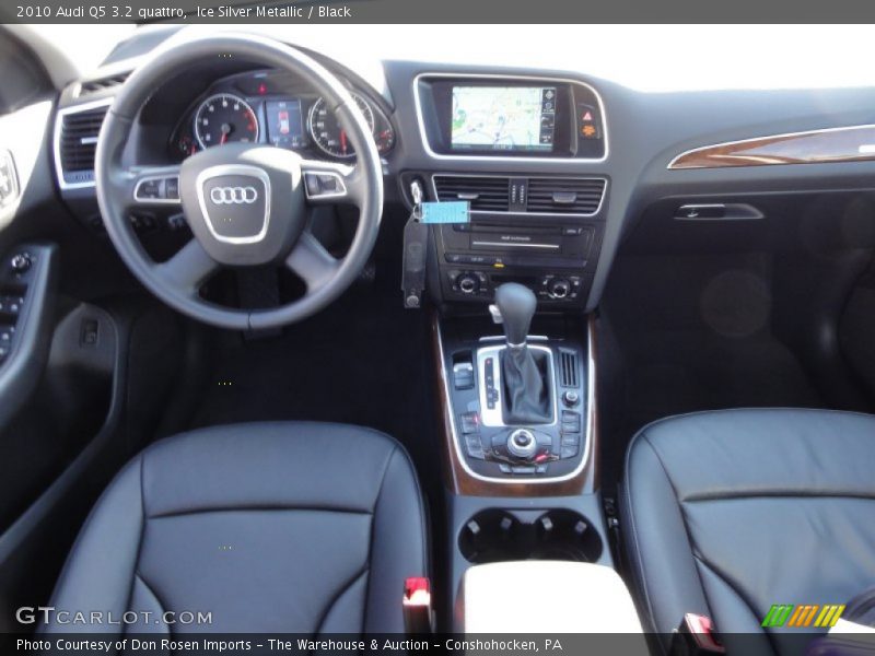 Ice Silver Metallic / Black 2010 Audi Q5 3.2 quattro