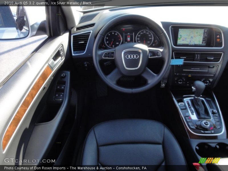 Ice Silver Metallic / Black 2010 Audi Q5 3.2 quattro