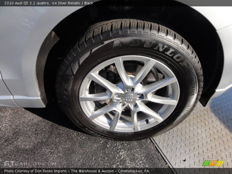 Ice Silver Metallic / Black 2010 Audi Q5 3.2 quattro
