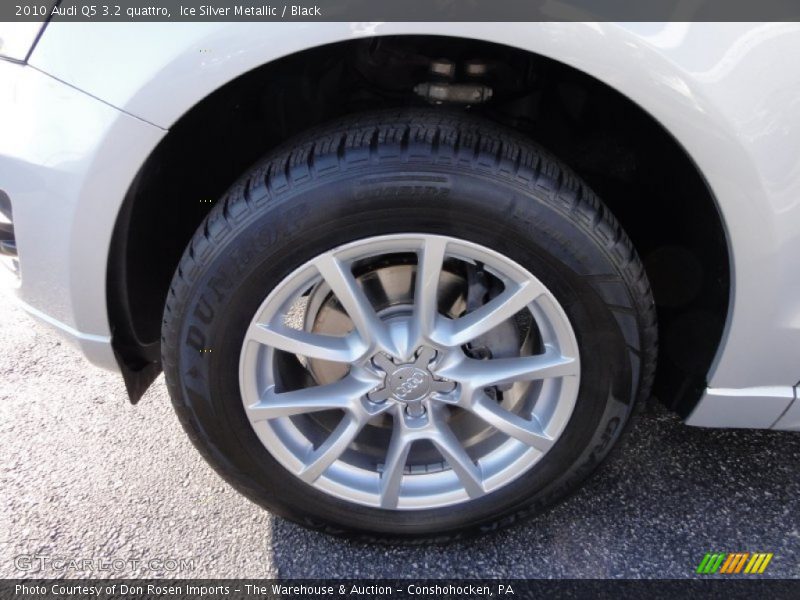 Ice Silver Metallic / Black 2010 Audi Q5 3.2 quattro