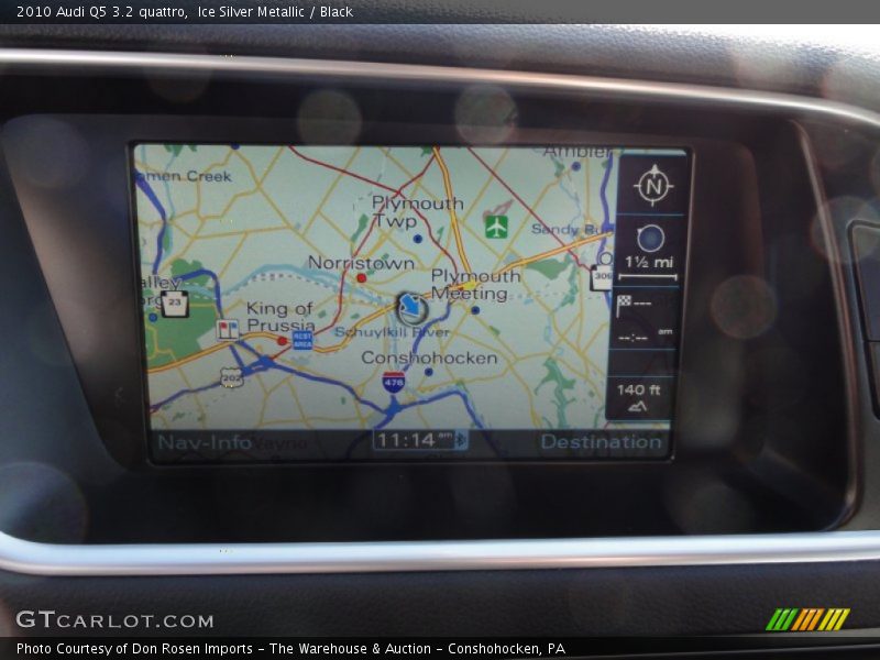 Ice Silver Metallic / Black 2010 Audi Q5 3.2 quattro