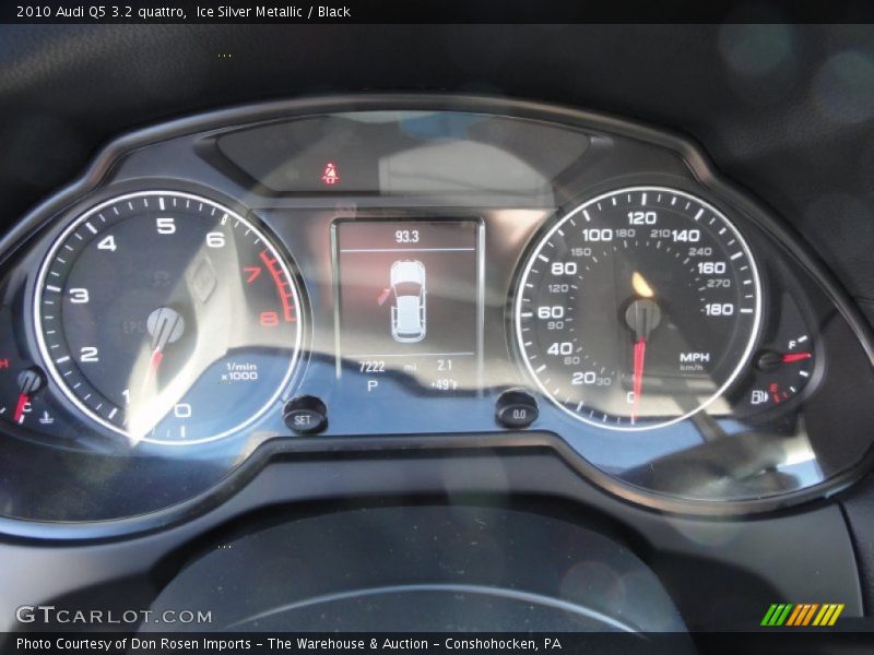 Ice Silver Metallic / Black 2010 Audi Q5 3.2 quattro