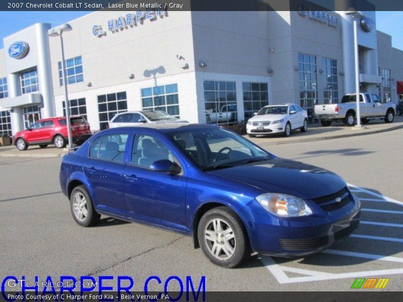 Laser Blue Metallic / Gray 2007 Chevrolet Cobalt LT Sedan