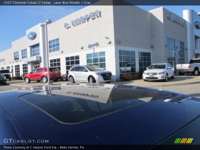 Laser Blue Metallic / Gray 2007 Chevrolet Cobalt LT Sedan
