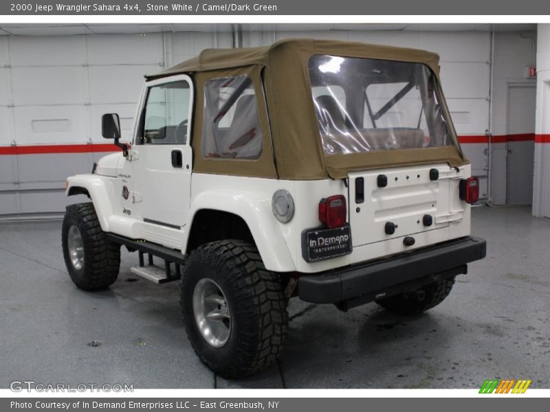 Stone White / Camel/Dark Green 2000 Jeep Wrangler Sahara 4x4