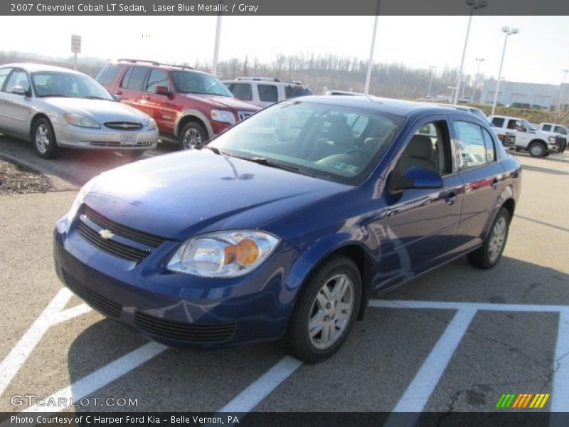 Laser Blue Metallic / Gray 2007 Chevrolet Cobalt LT Sedan