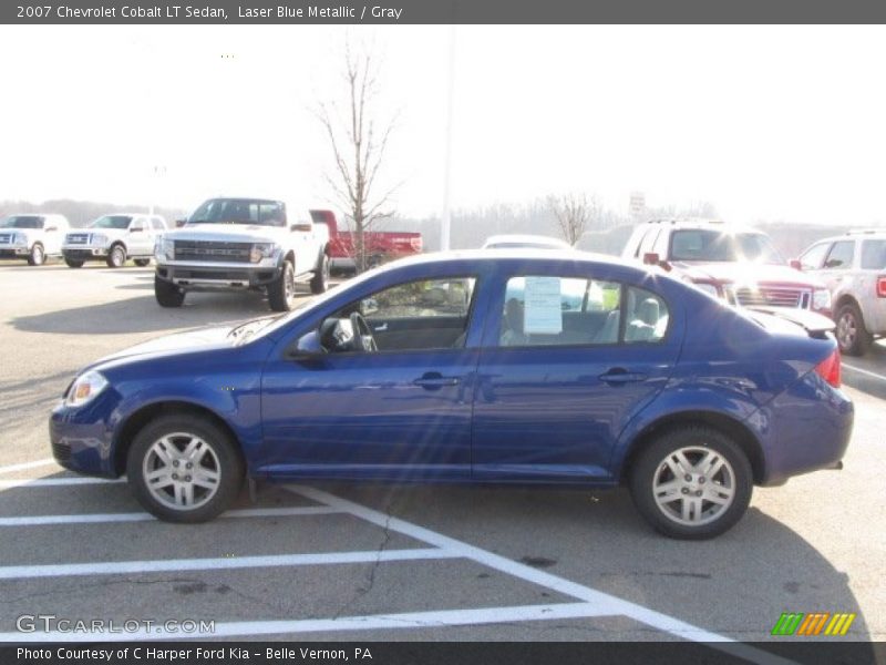 Laser Blue Metallic / Gray 2007 Chevrolet Cobalt LT Sedan