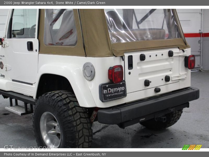 Stone White / Camel/Dark Green 2000 Jeep Wrangler Sahara 4x4