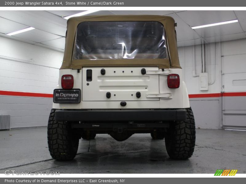 Stone White / Camel/Dark Green 2000 Jeep Wrangler Sahara 4x4