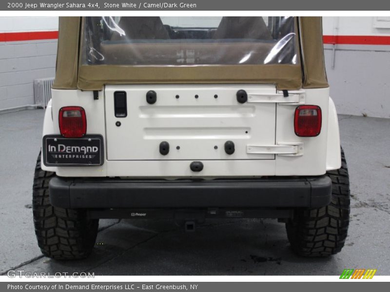 Stone White / Camel/Dark Green 2000 Jeep Wrangler Sahara 4x4