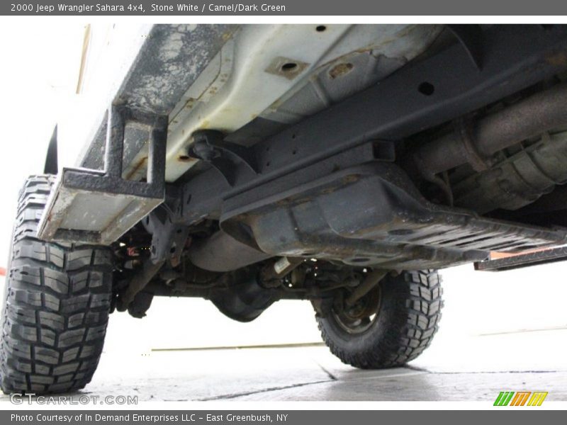 Undercarriage of 2000 Wrangler Sahara 4x4