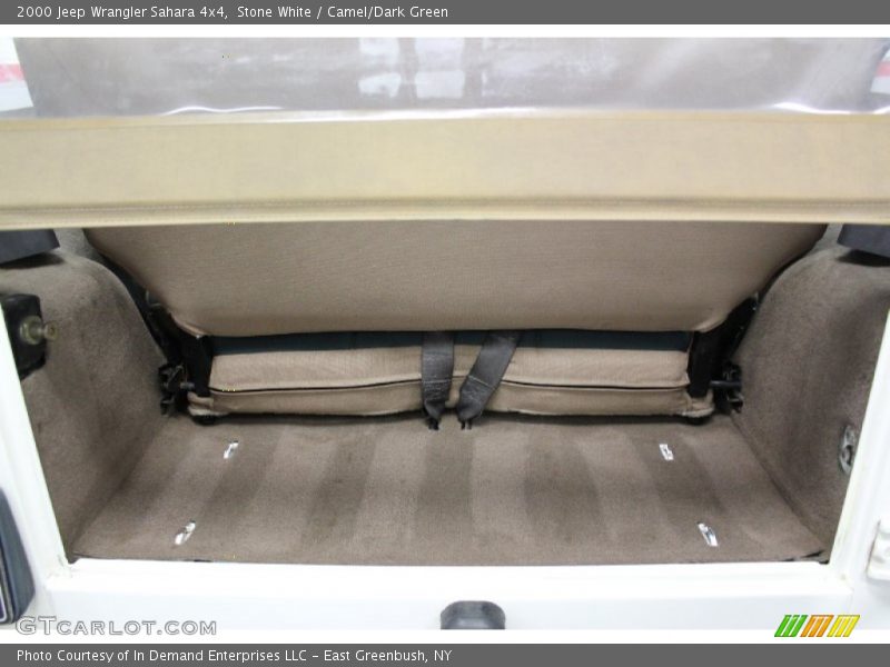Stone White / Camel/Dark Green 2000 Jeep Wrangler Sahara 4x4