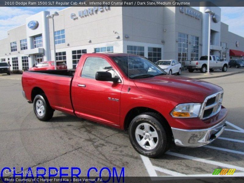 Inferno Red Crystal Pearl / Dark Slate/Medium Graystone 2010 Dodge Ram 1500 SLT Regular Cab 4x4