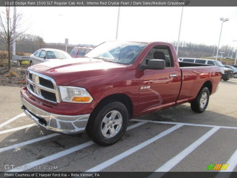 Inferno Red Crystal Pearl / Dark Slate/Medium Graystone 2010 Dodge Ram 1500 SLT Regular Cab 4x4