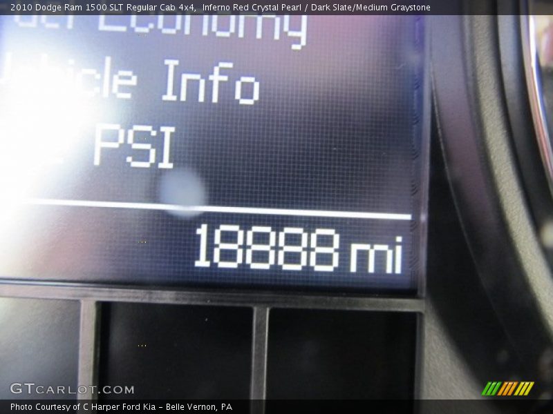 Inferno Red Crystal Pearl / Dark Slate/Medium Graystone 2010 Dodge Ram 1500 SLT Regular Cab 4x4