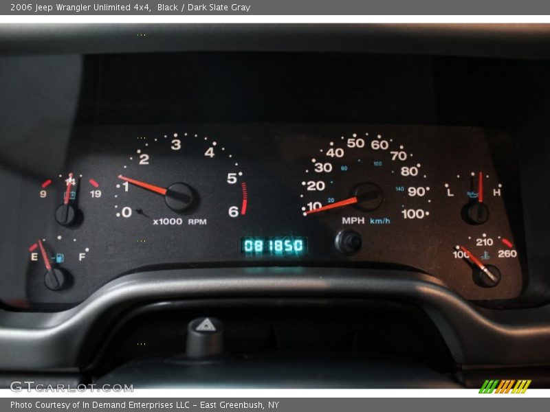 Black / Dark Slate Gray 2006 Jeep Wrangler Unlimited 4x4