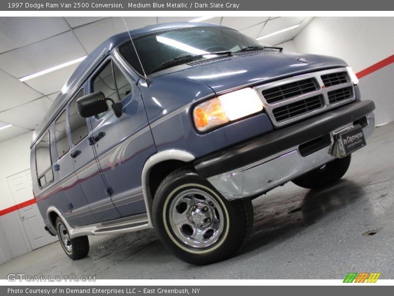 Medium Blue Metallic / Dark Slate Gray 1997 Dodge Ram Van 2500 Conversion