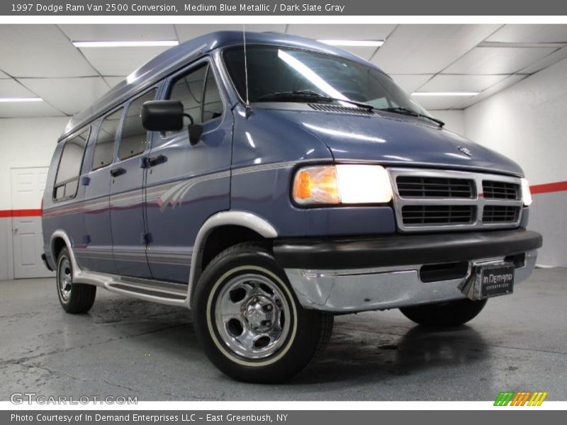 Medium Blue Metallic / Dark Slate Gray 1997 Dodge Ram Van 2500 Conversion