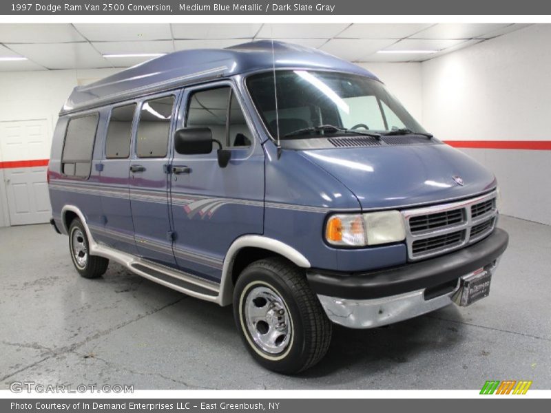 Medium Blue Metallic / Dark Slate Gray 1997 Dodge Ram Van 2500 Conversion