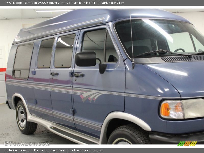 Medium Blue Metallic / Dark Slate Gray 1997 Dodge Ram Van 2500 Conversion