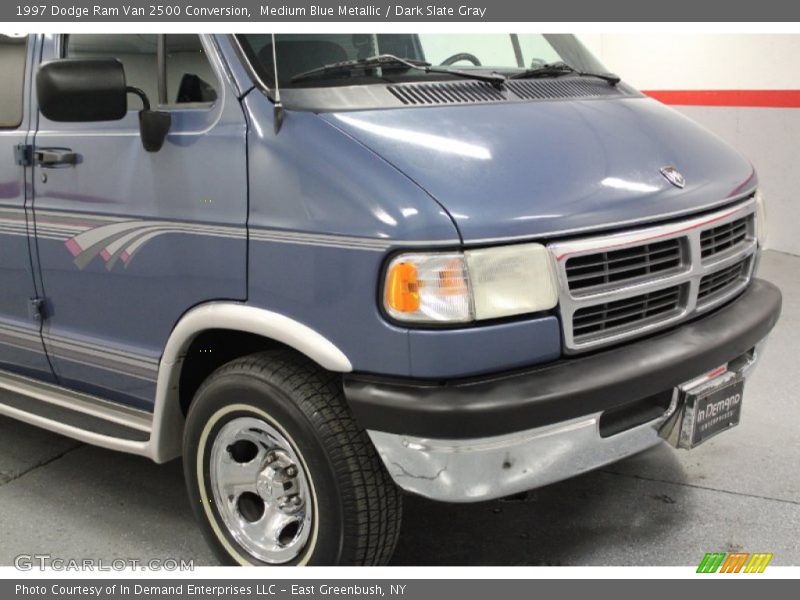Medium Blue Metallic / Dark Slate Gray 1997 Dodge Ram Van 2500 Conversion