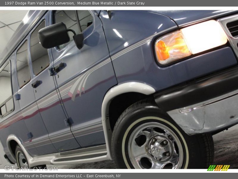 Medium Blue Metallic / Dark Slate Gray 1997 Dodge Ram Van 2500 Conversion