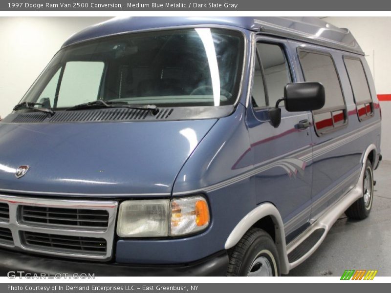 Medium Blue Metallic / Dark Slate Gray 1997 Dodge Ram Van 2500 Conversion