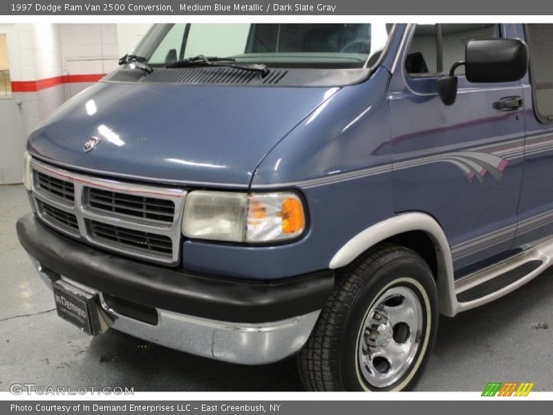 Medium Blue Metallic / Dark Slate Gray 1997 Dodge Ram Van 2500 Conversion