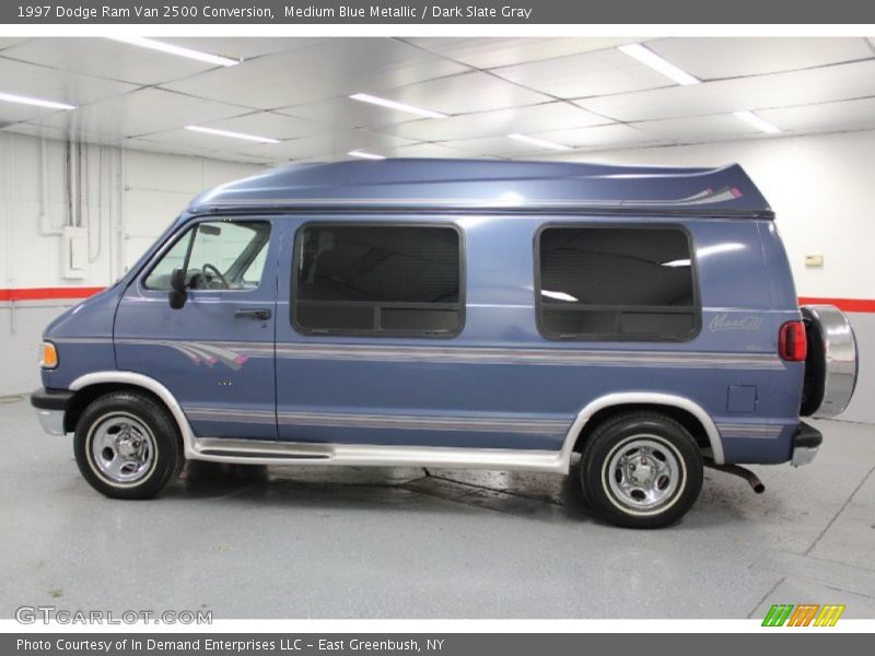 Medium Blue Metallic / Dark Slate Gray 1997 Dodge Ram Van 2500 Conversion