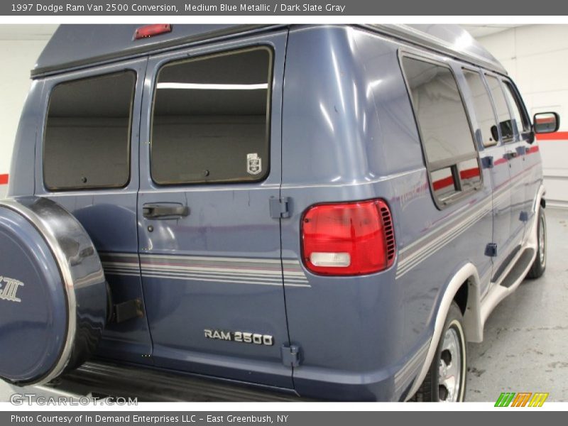 Medium Blue Metallic / Dark Slate Gray 1997 Dodge Ram Van 2500 Conversion