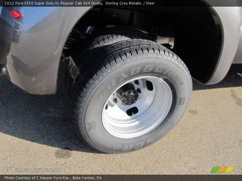 Sterling Grey Metallic / Steel 2012 Ford F350 Super Duty XL Regular Cab 4x4 Dually