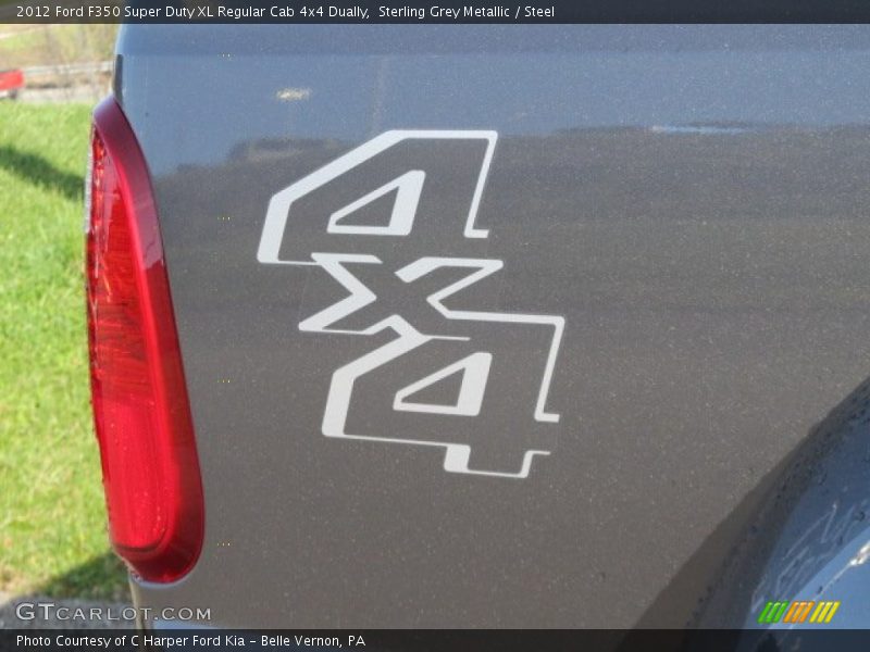 Sterling Grey Metallic / Steel 2012 Ford F350 Super Duty XL Regular Cab 4x4 Dually