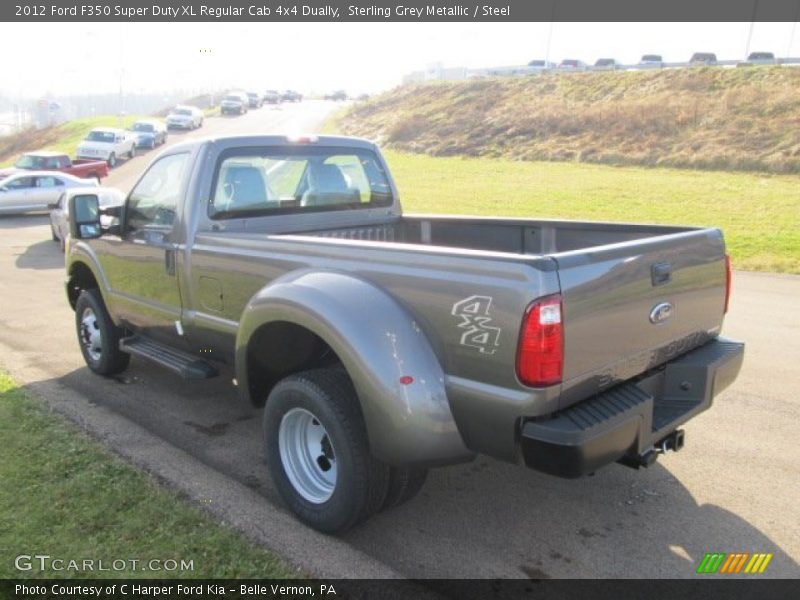 Sterling Grey Metallic / Steel 2012 Ford F350 Super Duty XL Regular Cab 4x4 Dually