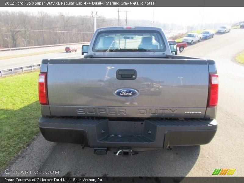 Sterling Grey Metallic / Steel 2012 Ford F350 Super Duty XL Regular Cab 4x4 Dually