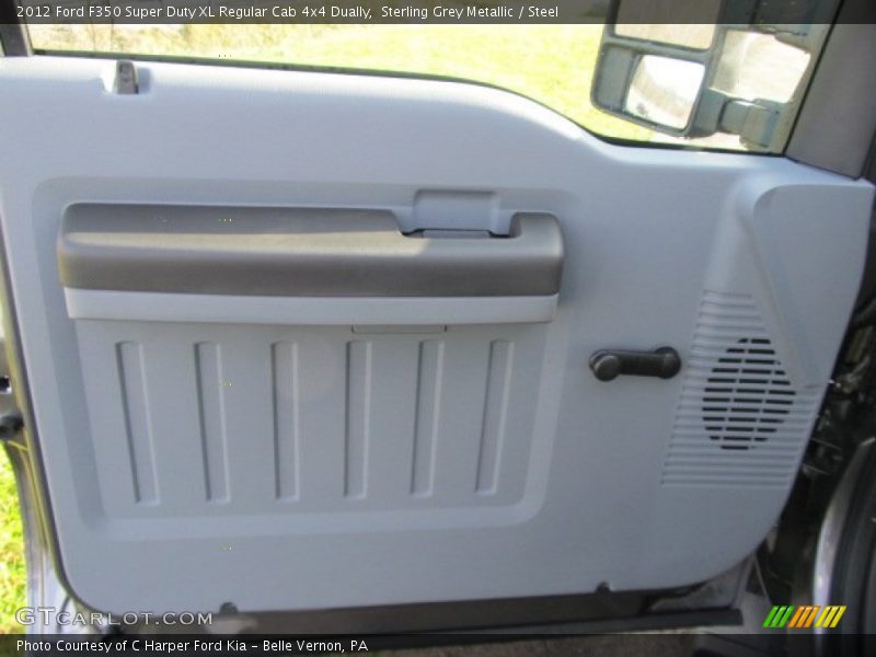 Sterling Grey Metallic / Steel 2012 Ford F350 Super Duty XL Regular Cab 4x4 Dually