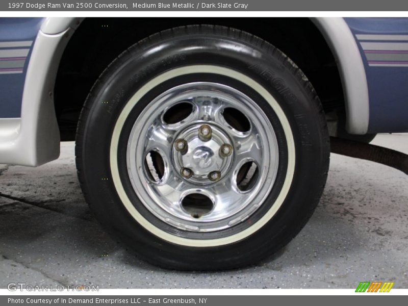 Medium Blue Metallic / Dark Slate Gray 1997 Dodge Ram Van 2500 Conversion