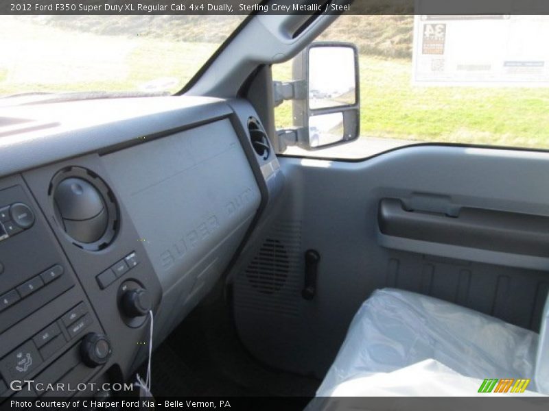 Sterling Grey Metallic / Steel 2012 Ford F350 Super Duty XL Regular Cab 4x4 Dually