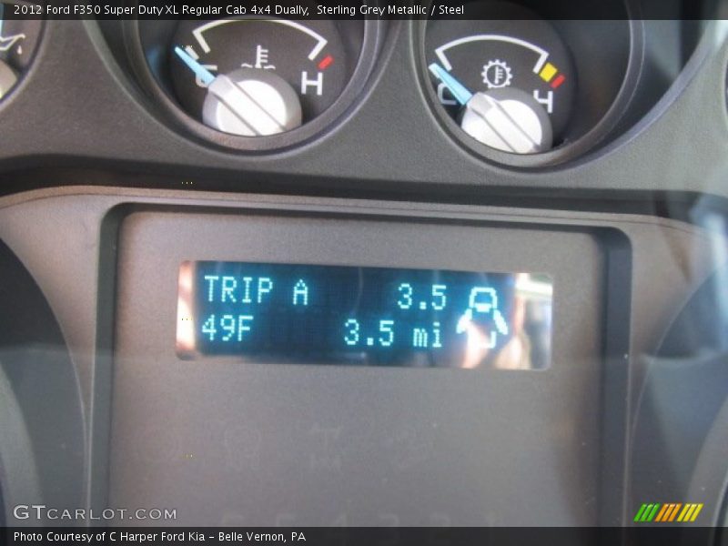 Sterling Grey Metallic / Steel 2012 Ford F350 Super Duty XL Regular Cab 4x4 Dually