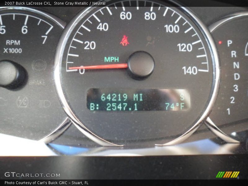 Stone Gray Metallic / Neutral 2007 Buick LaCrosse CXL