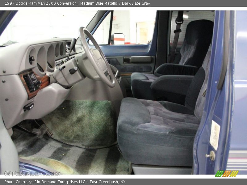 Medium Blue Metallic / Dark Slate Gray 1997 Dodge Ram Van 2500 Conversion