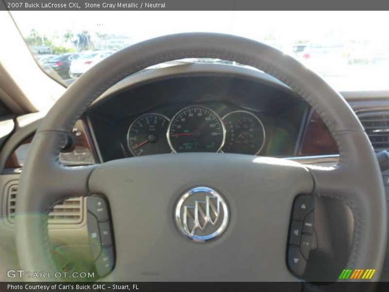 Stone Gray Metallic / Neutral 2007 Buick LaCrosse CXL