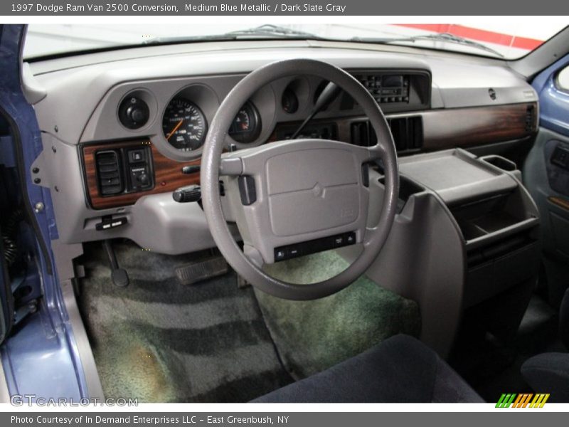 Medium Blue Metallic / Dark Slate Gray 1997 Dodge Ram Van 2500 Conversion