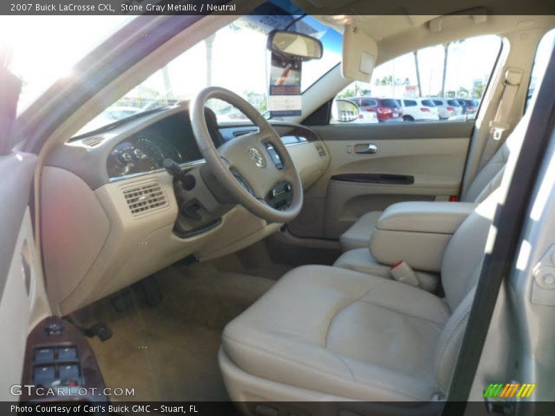 Stone Gray Metallic / Neutral 2007 Buick LaCrosse CXL