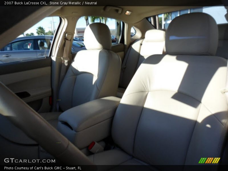 Stone Gray Metallic / Neutral 2007 Buick LaCrosse CXL