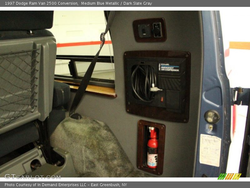 Medium Blue Metallic / Dark Slate Gray 1997 Dodge Ram Van 2500 Conversion