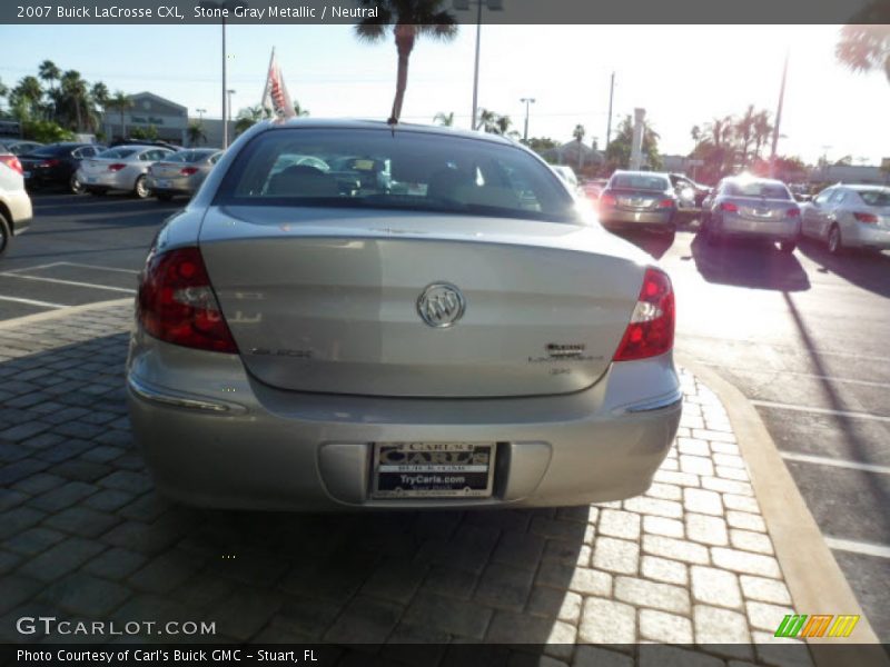 Stone Gray Metallic / Neutral 2007 Buick LaCrosse CXL