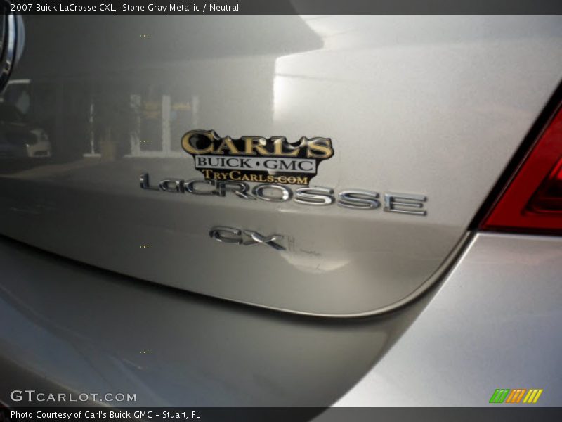 Stone Gray Metallic / Neutral 2007 Buick LaCrosse CXL