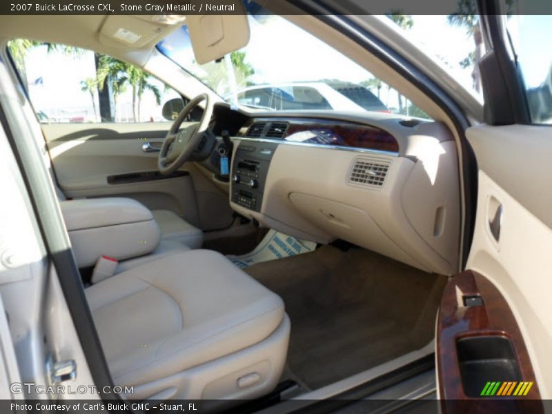 Stone Gray Metallic / Neutral 2007 Buick LaCrosse CXL