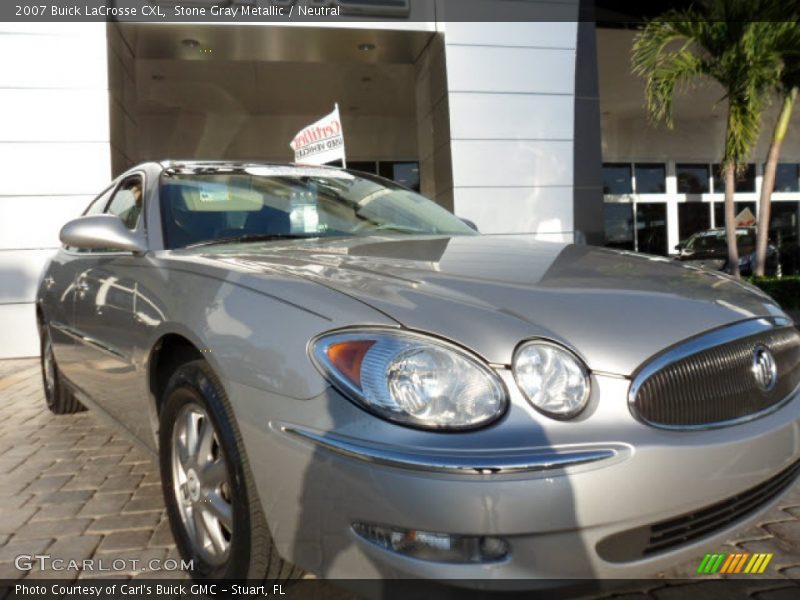 Stone Gray Metallic / Neutral 2007 Buick LaCrosse CXL