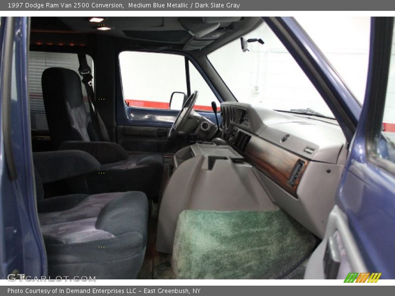 Medium Blue Metallic / Dark Slate Gray 1997 Dodge Ram Van 2500 Conversion